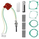 ZMCVOE Riscaldatore Ausiliario Diesel con Candeletta, 9 Pcs Kit Candelette per Riscaldatore Diesel, 12 V 2/5/8 KW Candeletta Universale In Ceramica per Auto, Candeletta per Riscaldatore Diesel