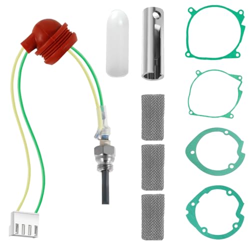 ZMCVOE Glühkerze Diesel Standheizung, 9 Stück Standheizung Glühkerze, 12 V GLÜHKERZE STANDHEIZUNG mit 2 KW 5 KW 8 KW Dichtung für Auto Lkw Boot