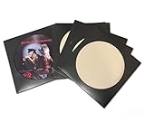 Marca CUIDATUMUSICA 10 Carpetas DE Carton para Discos DE Vinilo Picture Disc (Fotodiscos) Color Negro/Ref. 2451