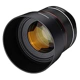 lente 85mm canon 6d Ideal para foto de retrato Samyang SA7072, Objetivo, Negro, 85 mm, F1.4 Fe E