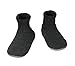 Panda Bros Slipper Socks Soft Cozy Thick House Indoor Boot Sock Shoes with Anti-Skid Bottom Soles for Men's(dark gray,10-13)