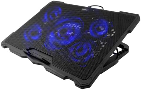 CoolBox Base Refrigeradora Portátil hasta 17.3", con 5 Ventilador...