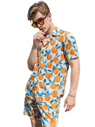 Image of LERIYA FASHION Co Ord Set for Men | Trendy Night Dress for Boys | T-Shirt and Shorts Combo for Lounge | Stylish Summer and Travel Wear | Men's Matching Two-Piece for Vacation