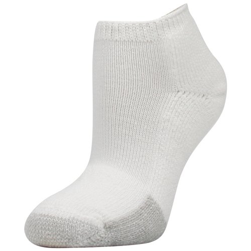 Thorlos Unisex Adult Tmm Max Cushion Low Cut Tennis Sock, White, Medium Us #TOP4
