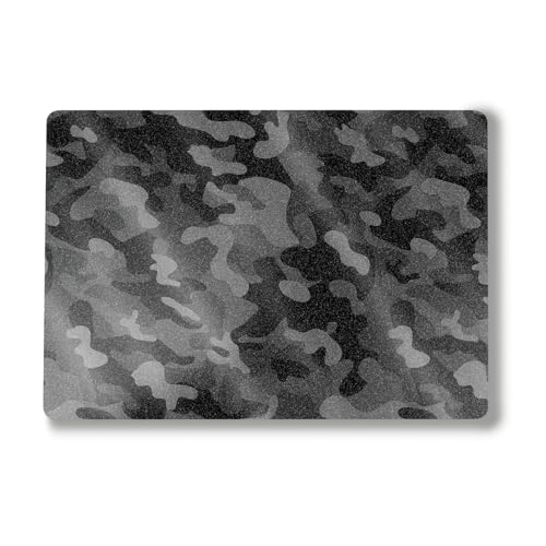 Glossy Glitter Laptop Skin Compatible with Surface Laptop 7 15" (2024) - Black Camo - Premium 3M Vinyl Protective Wrap Decal Cover - Easy to Apply | Crafted in The USA by MightySkins
