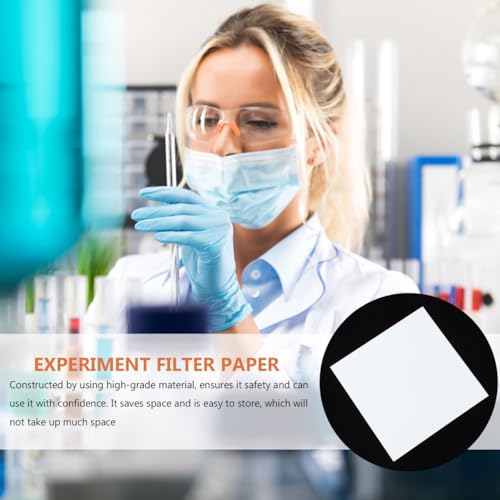 Image of Mobestech 30 Sheets Qualitative Filter Paper 11.81 X 11.81 in Lab Rectangular Filter Sheets for Chemistry Experiments Chromatography Water Filtration and Absorbent Paper Use