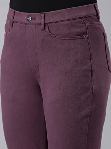 Image of GO COLORS Soft Cotton Blend Printed Jeggings Ankle Length for Women| Breathable, Mid Rise
