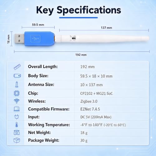 Hautech ZigBee 3.0 USB Dongle, Compatible with Connect ZBT-1 by Hautech - Image 7
