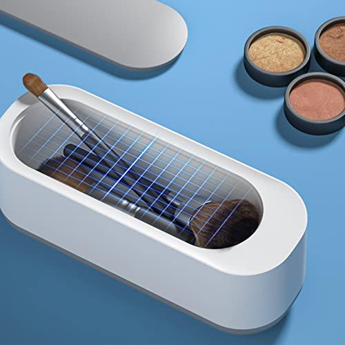 Usblom Ultrasonic Cleaner Ultra-Sonic Jewelry Cleaner, Portable professiona-l Ultra-Sonic Cleaner for Cleaning Jewelry Eyeglasses Watches Shaver Heads