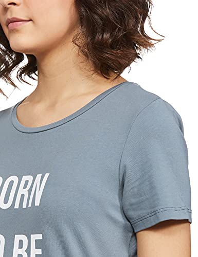 Image of Amazon Brand - Symbol Women's Cotton Stretch Half Sleeve Round Neck Regular Fit T-Shirt (Tunic Length)