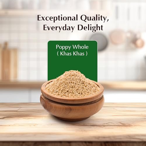 Image of Amazon Brand- Vedaka Poppy Seeds | 100 g | Khas Khas Whole | No Added Colours Or Preservatives