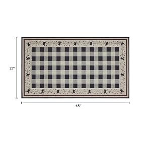 VHC Brands Pip Vinestar Indoor Rug Rect 27x48, Polyester Area Rug, Accent Rug, Floor Decor, Pip Vinestar Collection, Rectangle 27x48, Natural VHC Brands Pip Vinestar Indoor Rug Rect 27×48 Polyester Area Rug Accent Rug Floor Decor Pip Vinestar Collection Rectangle 27×48 Natural