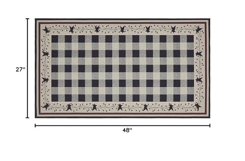 VHC-Brands-Pip-Vinestar-Indoor-Rug-Rect-27×48-Polyester-Area-Rug-Accent-Rug-Floor-Decor-Pip-Vinestar-Collection-Rectangle-27×48-Natural VHC Brands Pip Vinestar Indoor Rug Rect 27×48 Polyester Area Rug Accent Rug Floor Decor Pip Vinestar Collection Rectangle 27×48 Natural