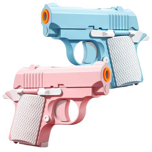 Hikewintoy Cool Fidget 1911 Toy Gun, 2 Pack 3D Printed Mini