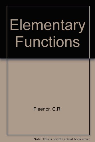 The Elementary Functions (Addison-Wesley Series... 0201020572 Book Cover
