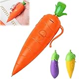 にんじんペン 2 in 1 の書き込みと録音ペン 60秒以内のかわいい音声録音器 滑らかな書き心地 ユニセックス お子様 学生 教師への楽しい贈り物に最適です 子供も大人も大好きです(ニンジンペン)