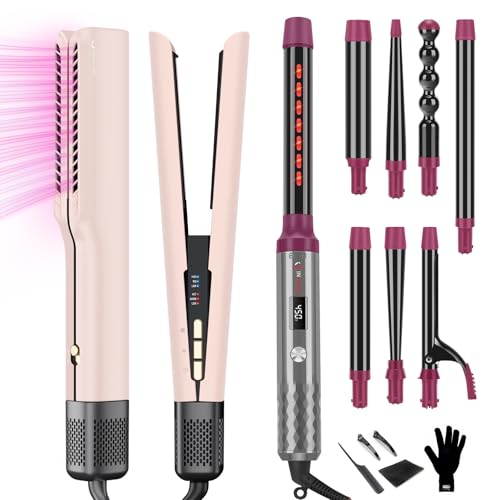 IG INGLAM Air Straight & Infrared 8 en 1 Set de Rizador en Varita miniatura 1
