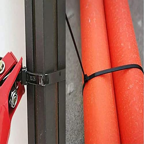 large zip ties black 20 inch heavy duty cable ties extra long tie wraps 160 lb outdoor wire ties 60pcs - Thumbnail 5
