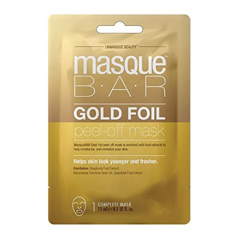 masque BAR Gold Foil Peel Off Mask Sachet Cover