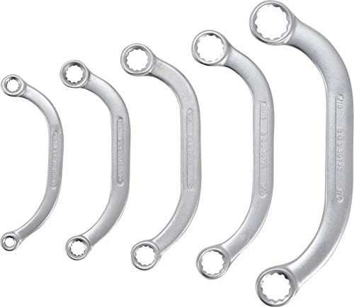 BGS 1222 | Obstruction Ring Spanner Set | Inch Sizes | 1/4" - 7/8" | 5 pcs.