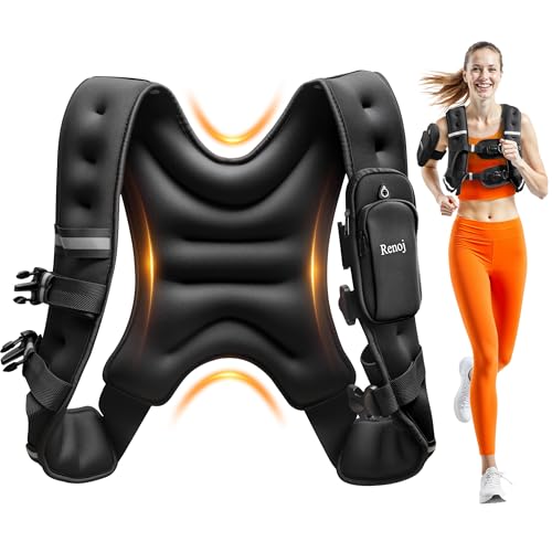 Renoj Fixed Weighted Vest (6–20 lb, 8 Sizes)