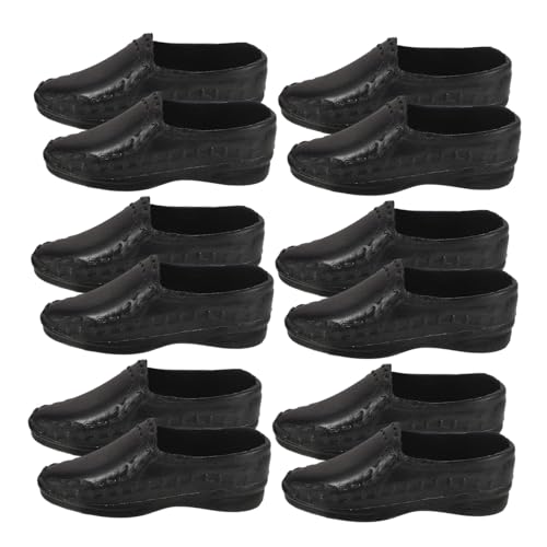 BESPORTBLE 10 Pares Zapatos Miniatura para Muñecas Zapatos Vintage Resistentes y Decorativos para Vestir Muñecas de Accesorios de Bricolaje