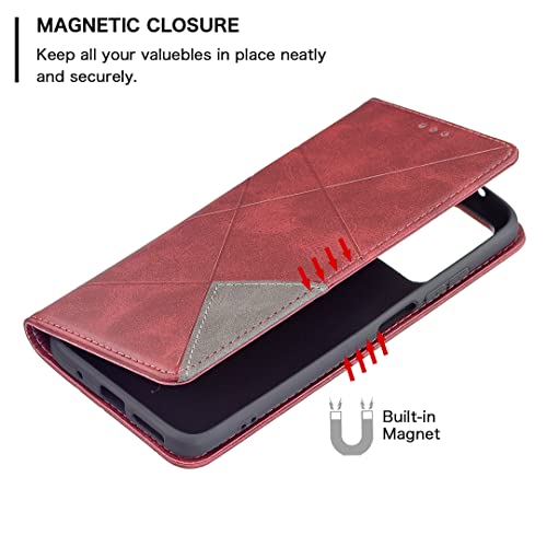 nincyee Capa flip para Xiaomi Redmi Note 11T/M4 Pro 5G/Redmi 10 2020, carteira de couro PU com padrã