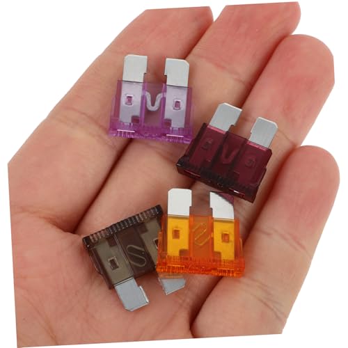 Kit de fusibles automotrices Luxshiny, 50 piezas, diseño compacto, compatibilidad versátil para dispositivos de automóvil miniatura 3