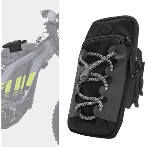 IUVWISN Electric Dirt Bike Bag for Surron LBX Eride Pro Tuttio Soleil 01, Front Battery Frame Bag for E-Ride Pro SS SR S Hyper Bee Rawrr Mantis, for Phone ID Card Drinks Key Daily Necessities Storage Cover