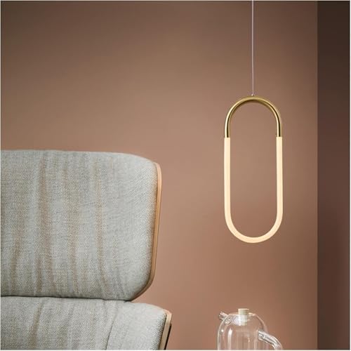 Lustre suspendu LED moderne pour éclairer un îlot de cuisine