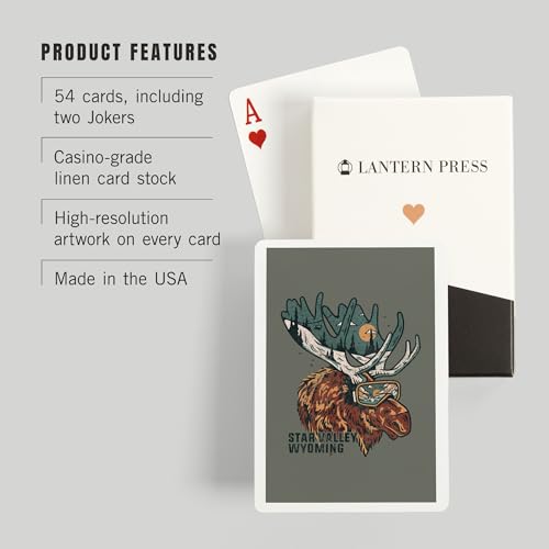 Baraja Poker Star Valley Wyoming 52 Cartas miniatura 3