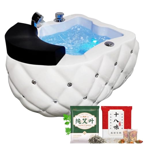 Spa de Pies Acrílico con Lámpara LED y Masaje miniatura 1