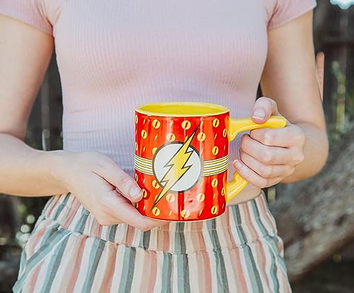 Taza de Cerámica The Flash 20 Onzas Rojo miniatura 4