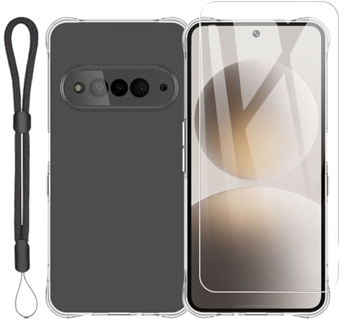 �u1+1���Z�b�g�vSHIKELGNA�P�[�X For Natural AI Phone �p �P�[�X�J�o�[+�t�B���� ���� TPU�f�ސ� ���^�y�� �Ռ��z�� �����h�~ �ی�o���p�[ �e�͐��t�� AI Phone�Ή��J�o�[ (�N���A)
