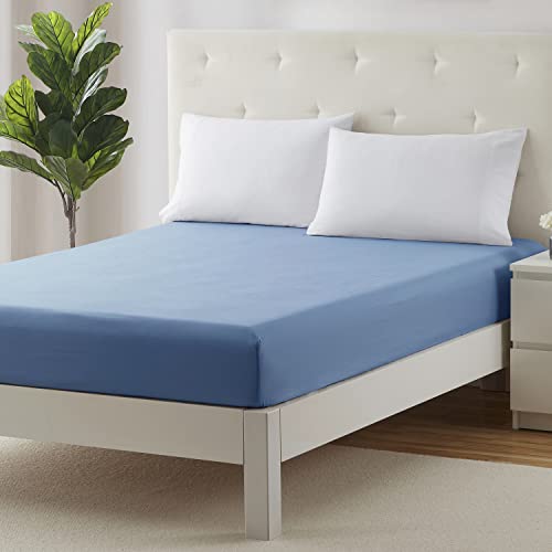 Image of Clara Clark Premier 1800 Deep Pocket Fitted Sheet, Fits up to 16 inch depth - Double Brushed Microfiber.