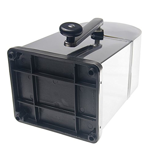 KATSU Manueller Eiszerkleinerer Ice Crusher mit Eiswürfelschale und Schaufel für Cocktails und Smoothies, Rostfreier Stahl 769008