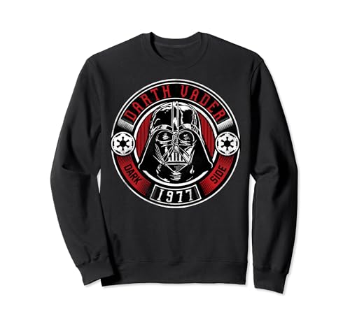 Sweatshirt Star Wars Dark Vador pour homme et femme avec portrait circulaire