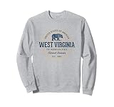 Vintage State of West Virginia Retro Sweatshirt