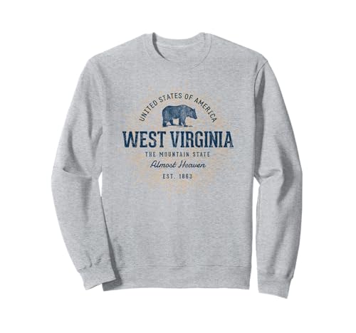 Vintage State of West Virginia Retro Sweatshirt