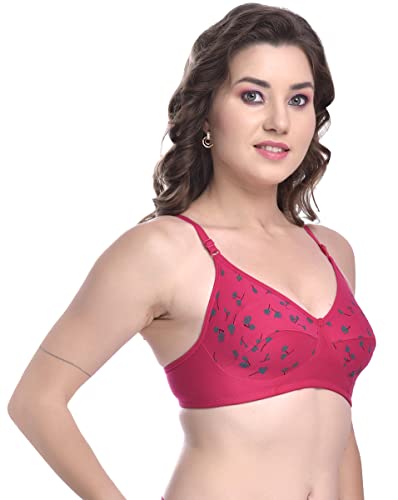 Image of Full Coverage Non Padded Non Wired Daily Use Regular Bra for Women and Girls Multicolor Size 28-40