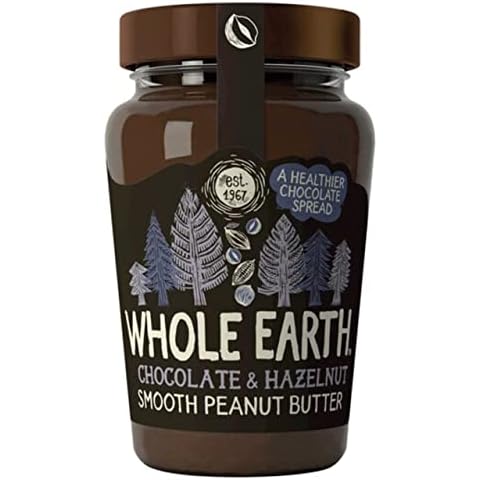 Whole Earth Chocolate & Hazelnut Smooth Peanut Butter, 340g Cover