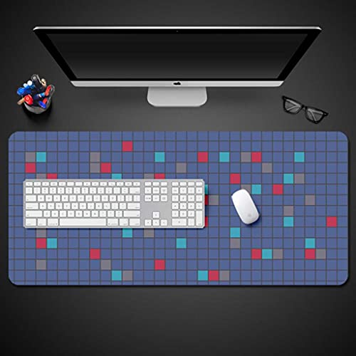 Grand tapis de souris bureau XXL géométrie 3D avec caoutchouc