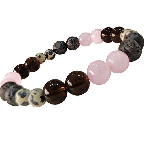 Image of Shubhanjali Crystal Elastic 8mm Stretch Customized Bracelet for Men and Women-(Standard,Multicolor)