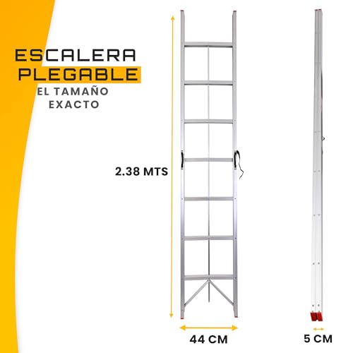 Reviews y listado de Escalera aluminio 7 peldaños los preferidos por los clientes. 20 Imagen adicional