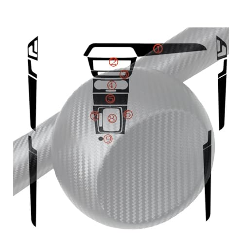 Autocollants de voiture 5D carbone look sportif Mercedes Benz W204