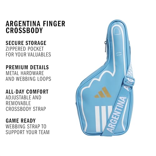 Image of adidas Soccer Fan Bag - Foam Finger Shaped Crossbody, 4L