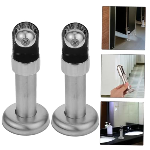 Support de cloison toilettes publiques installation facile inox 4pcs - 7