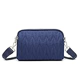 Kono Cross Body Bag Women Small Crossbody Bags Multi Pockets Handbags for Women Phone Shoulder Bag (Navy Blue)