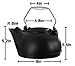 Fire Beauty Humidifying Iron Kettle，Stove Humidifier，Wood Stove Kettle，Cast Iron，Chrome handle