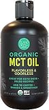 Organic MCT Oil for Keto Diet | Perfect for Morning Coffee, Helps Support Increased Energy | Made from 100% Organic Coconuts (16 fl. oz)